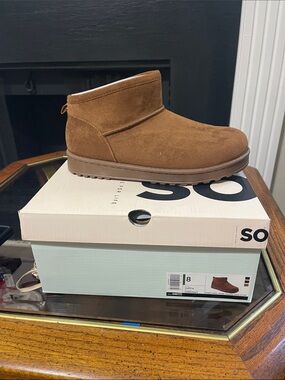 Kohl's Women's Chestnut Brown Ankle Booties